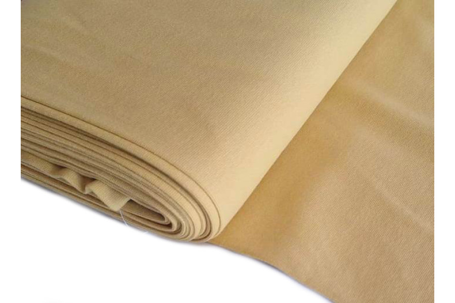 10cm Bündchen Schlauch (100cm Umfang) BANANENGELB (Grundpreis € 10,-/m)
